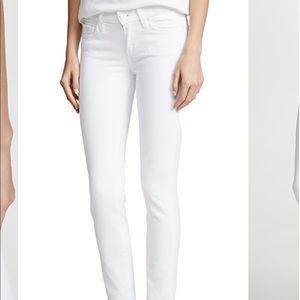 Paige skyline ankle peg white jeans